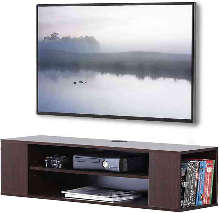 Floating TV stands