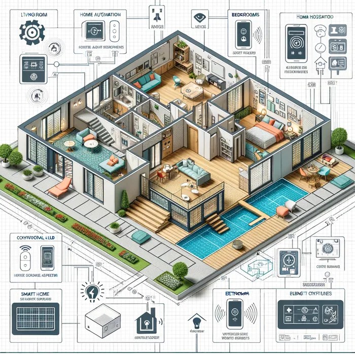 Smart home floor plans